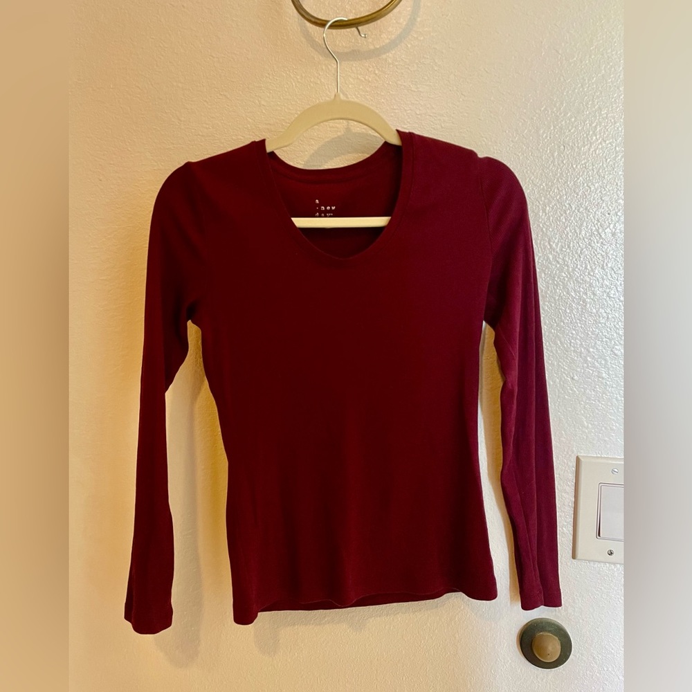 Maroon long sleeve from A New Day
